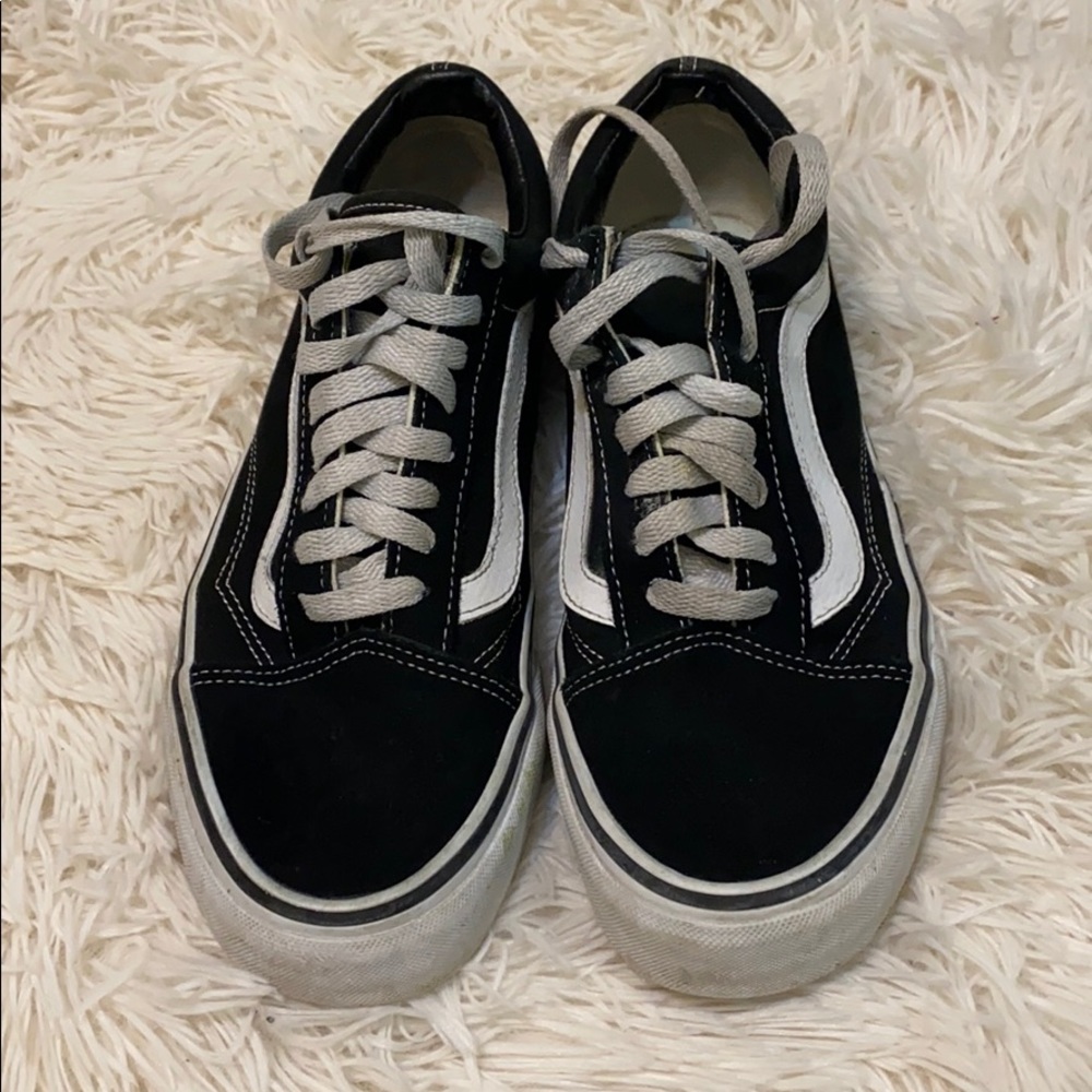 Vans Old Skool Black & White Authentic Shoes